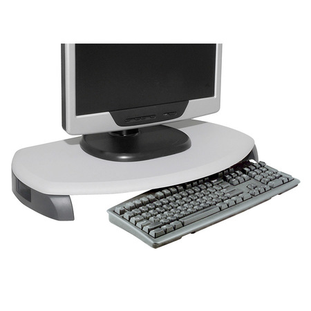 KANTEK Monitor Stand/Keyboard Storage Two Tone Gray MS280